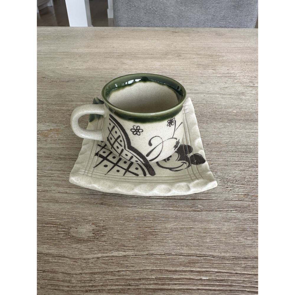 Rare Vintage Disney Mickey Mouse Sango Toki Ceramic Cup & Saucer Set